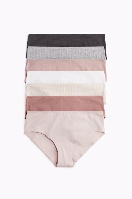 Набор из 7 трусиков hipster