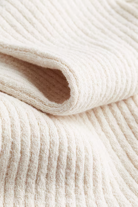 Брюки-клеш из рубчатой ткани