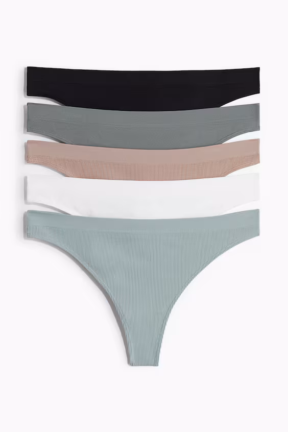Пакет из 5 трусиков thong