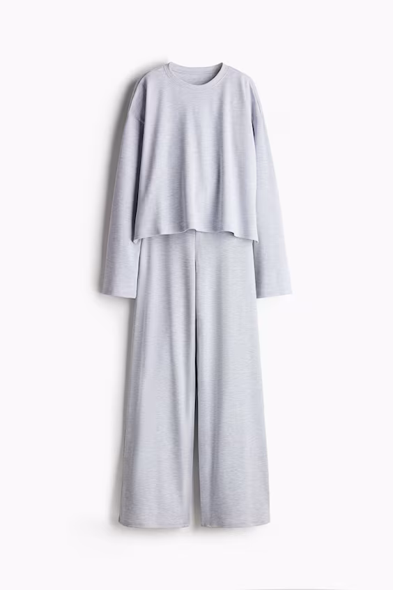 Пижама в мелкую клетку