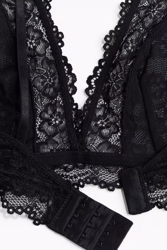 Мягкий кружевной бюстгальтер без арок