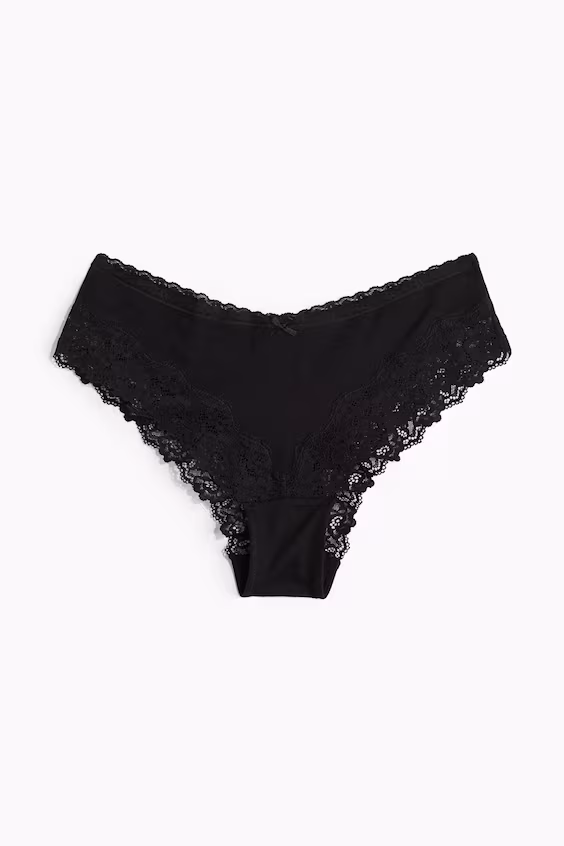 Пакет из 3 хипстеров из хлопка и кружева