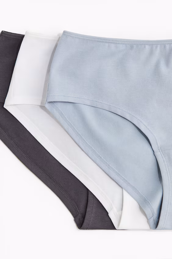 Пакет из 10 трусиков-хипстер