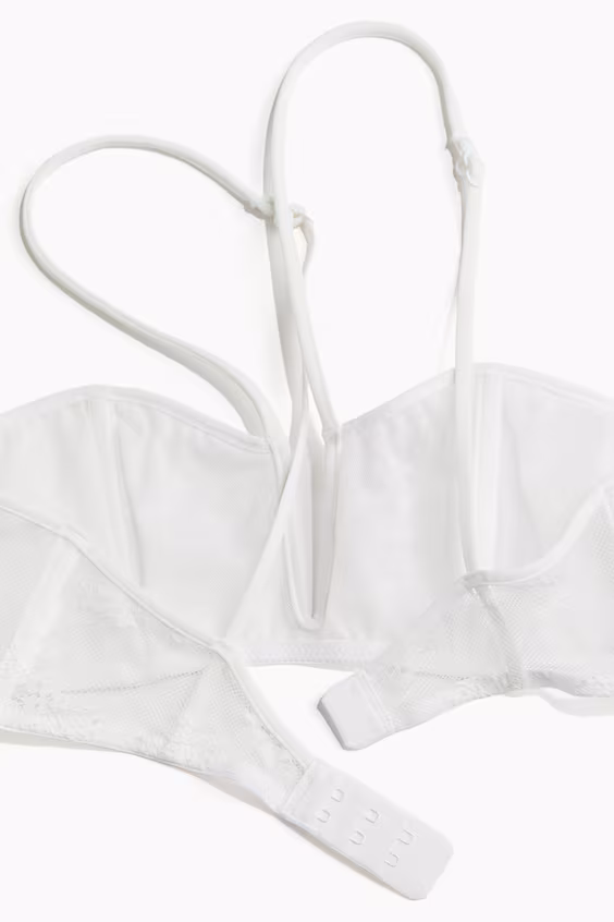 Мягкое кружевное бра без поролона