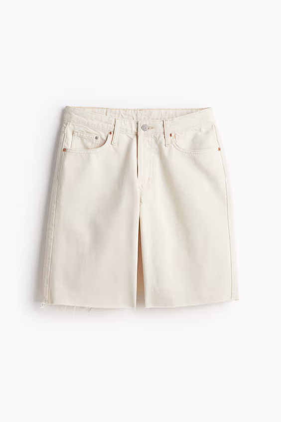 Джинсовые шорты baggy low