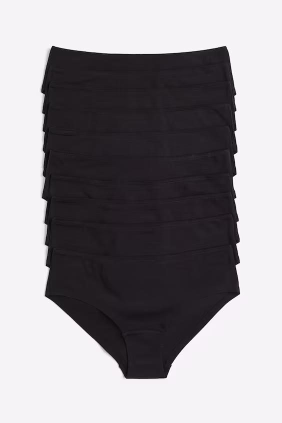 Пакет из 10 трусиков-хипстер