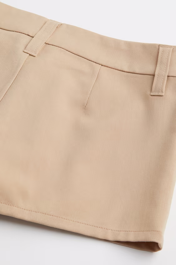 Юбка-шорты из джинсовой ткани