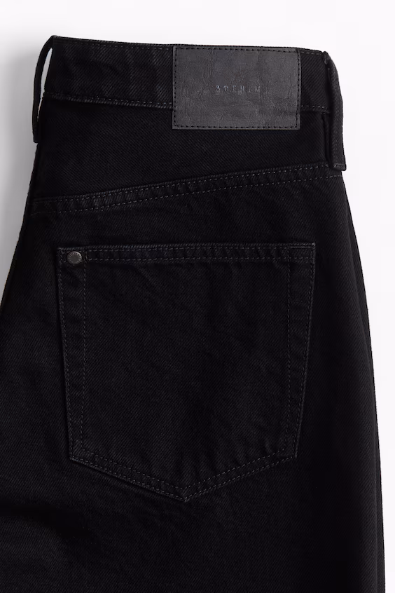 Джинсы straight high