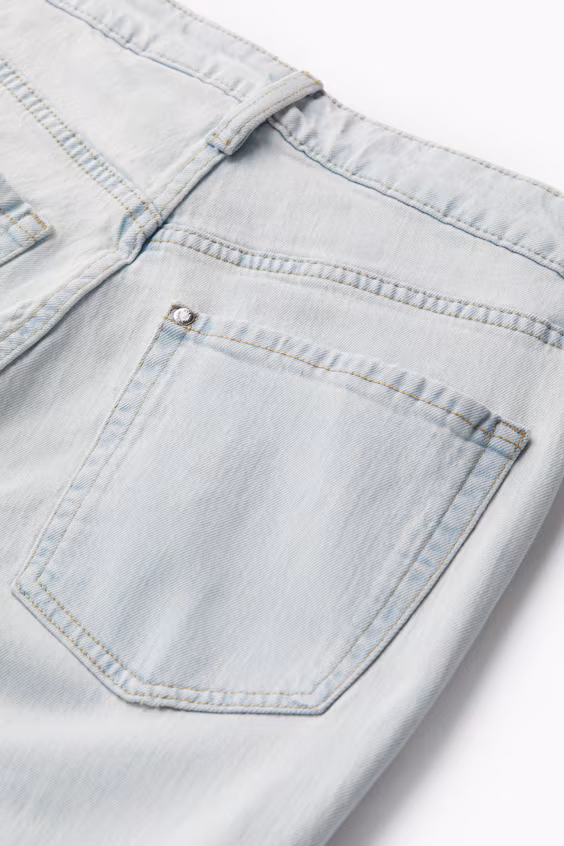 Джинсы slim straight high