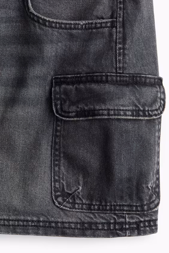 Мини-юбка cargo из денима