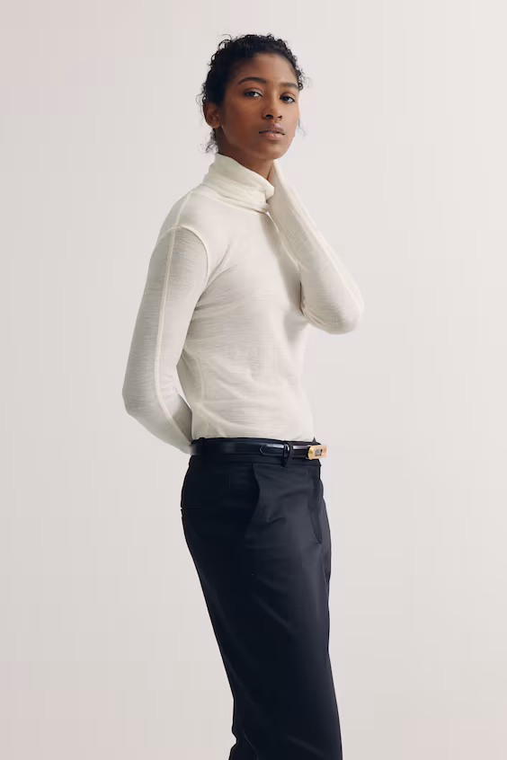 Брюки силуэта cigarette