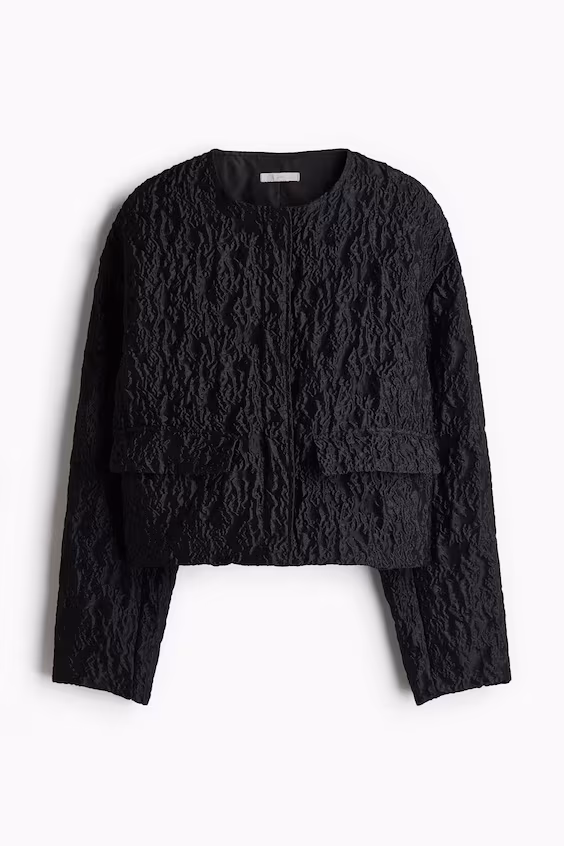 Пальто из жаккарда