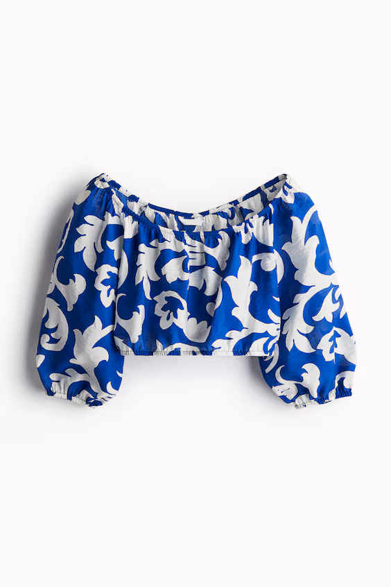 Короткая блуза