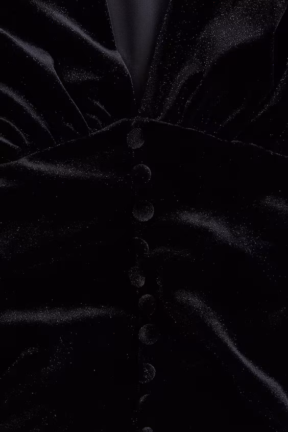 Свитер из бархата с драпировкой