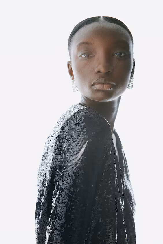 Боди с пайетками