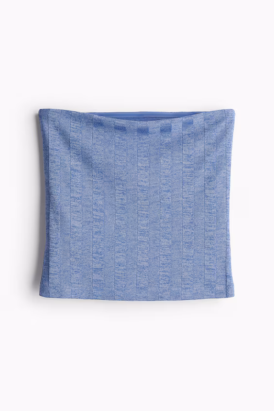 Топ трубчатый из вязаного рубчика